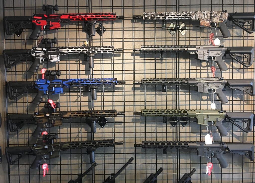 Belcher's rifile display rack