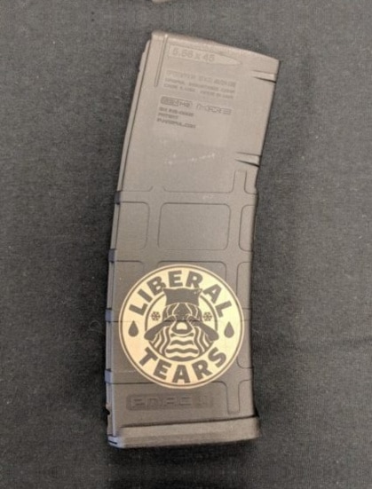 liberal tears laser engraved pmag
